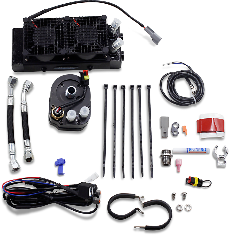 ULTRACOOL Naked Oil Cooler Kit - Black SMT-4