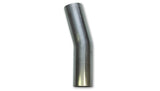 Vibrant 1.5in O.D. T304 SS 15 deg Mandrel Bend 4in x 4in leg lengths (1.5in Centerline Radius) 13122