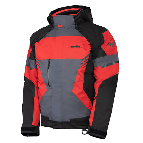 Katahdin Gear Dagger Jacket Mens, Black/Grey/Red - Large 84300604