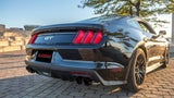 Corsa 15-16 Ford Mustang GT 5.0 3in Cat Back Exhaust Black Quad Tips (Xtreme) 14335BLK