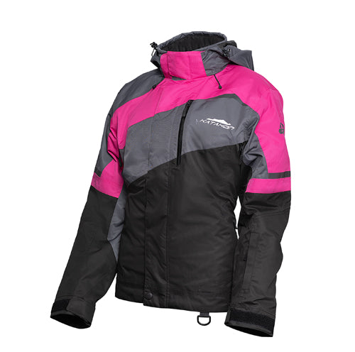 Katahdin Gear Recon Jacket Womens, Black/Grey/Pink - X-Small 84410101