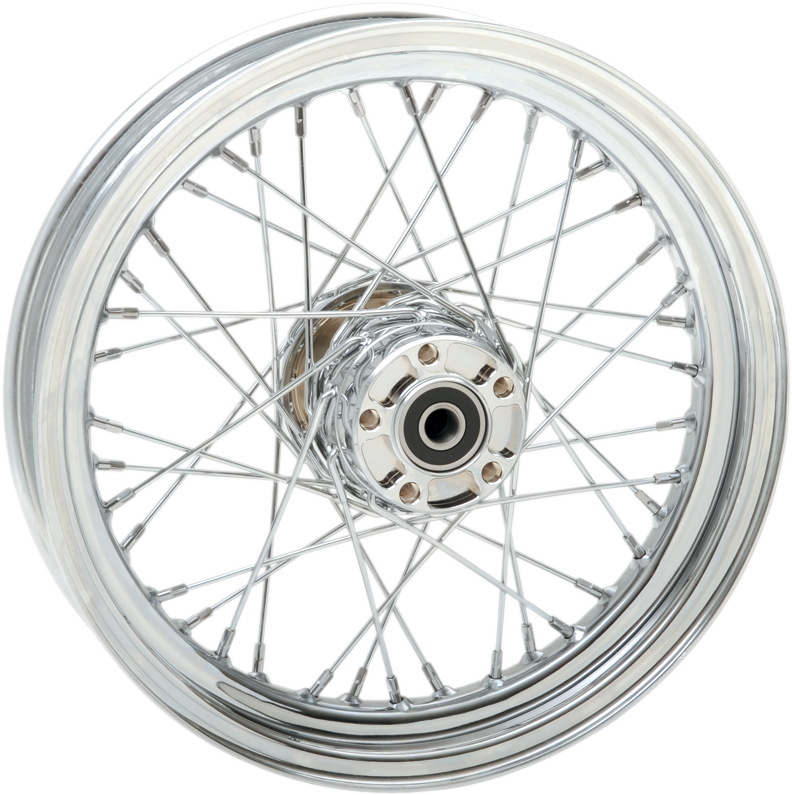 DRAG SPECIALTIES Rueda trasera - Disco único/Sin ABS - Cromada - 16"x3.00" 64370 