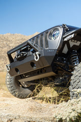 DV8 Offroad 18-23 Jeep Wrangler JL/JT Front Bumper Sway-Bar Disconnect Motor Skid Plate SPJL-02