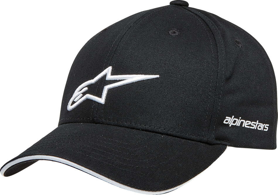 ALPINESTARS Rostrum Hat - Black/White - One Size 1232-81000-1020