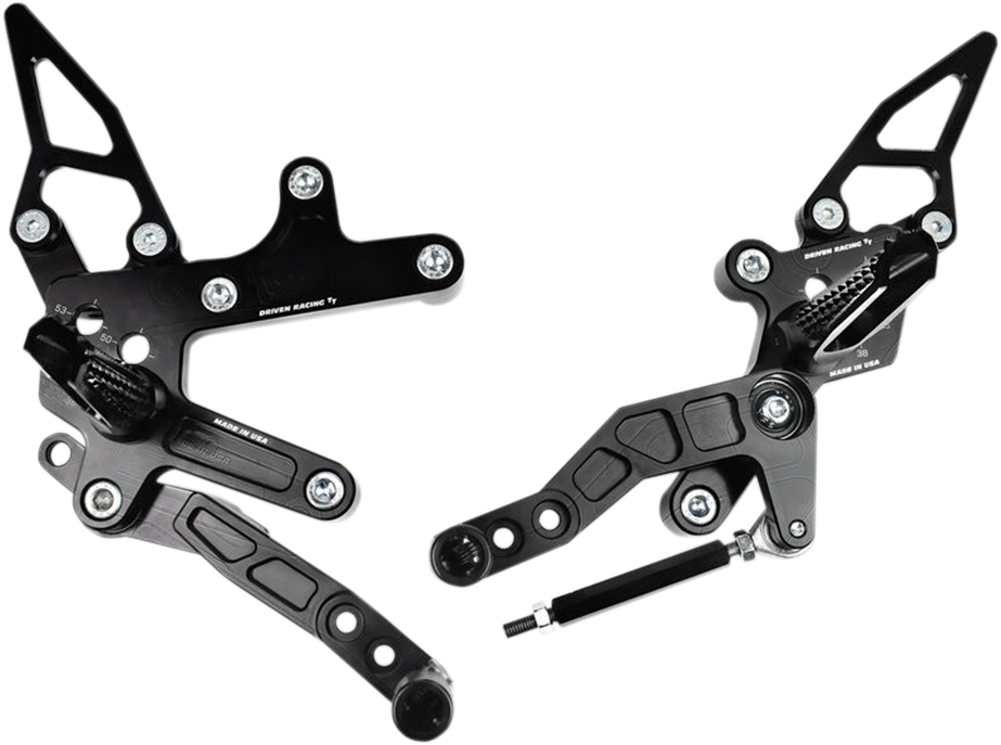 DRIVEN RACING TT Rearset - Ninja 400 DRP-736