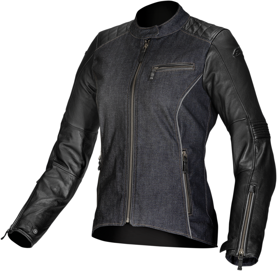 ALPINESTARS Stella Renee Lederjacke - Schwarz - US 2 / EU 38 3318013-10-38