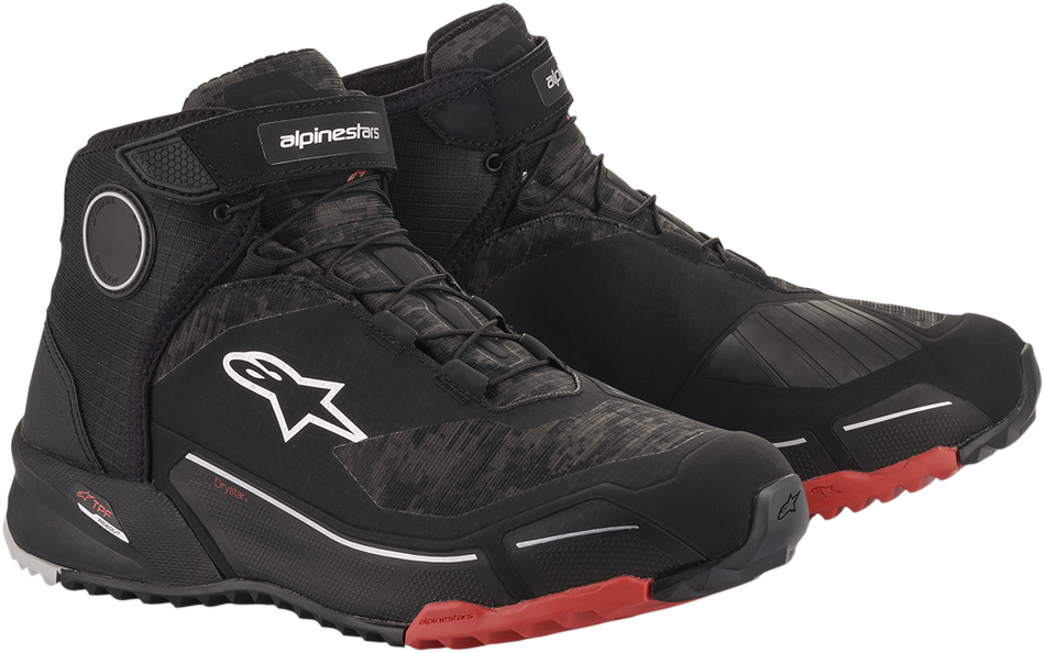 ALPINESTARS CR-X Drystar® Shoes - Black Camo/Red - US 10.5 261182099311