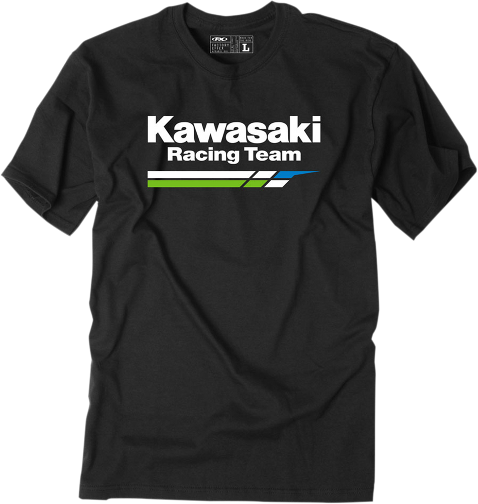 FACTORY EFFEX Kawasaki Racing T-Shirt - Black - Medium  18-87102