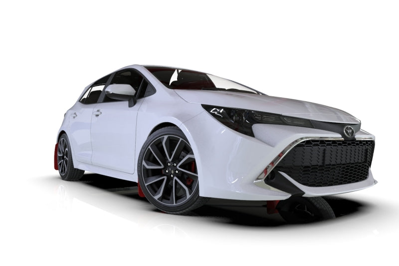 Rally Armor 2019-20 Toyota Corolla Red UR Mud Flap Black Logo MF67-UR-RD/BLK