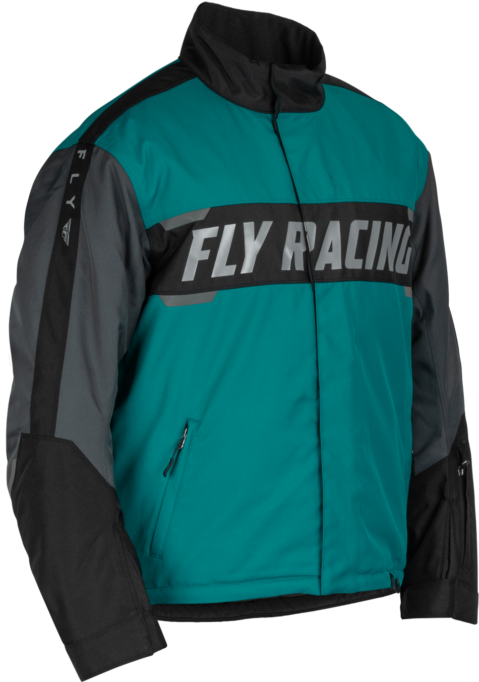 FLY RACING Outpost Jacket Black/Teal/Orange Sm 470-5501S