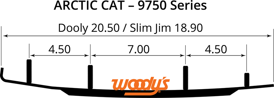 WOODY'S Dooly Runners - 8" - 60 DA8-9750