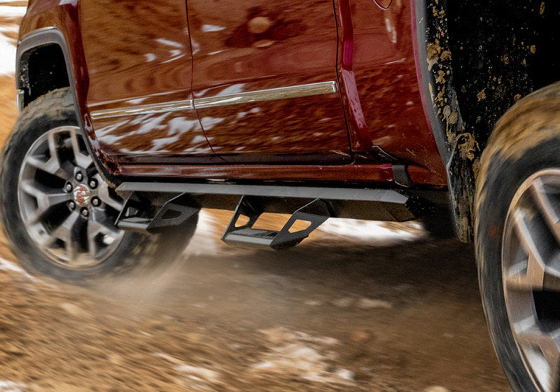 N-Fab 2022 Toyota Tundra Crew Max Cab All Beds SRW Predator Pro Steps Textured Black w/o Bed Access PRT2282CC-TX