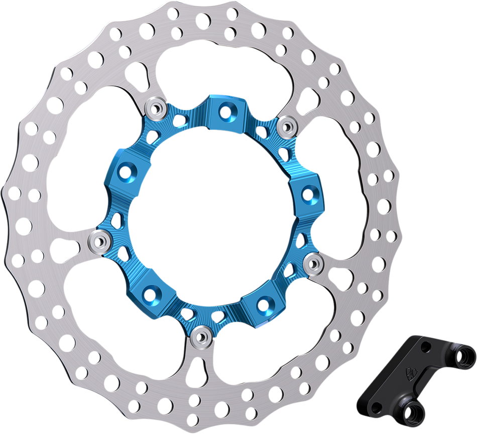 ARLEN NESS Rotor 14" - Front Left - Blue 300-001