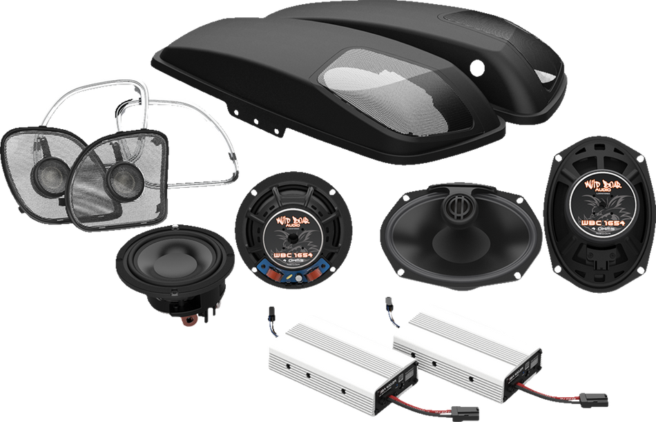 WILD BOAR AUDIO Speaker/Amplifier Kit - Road Glide WBA 800.4RG KIT