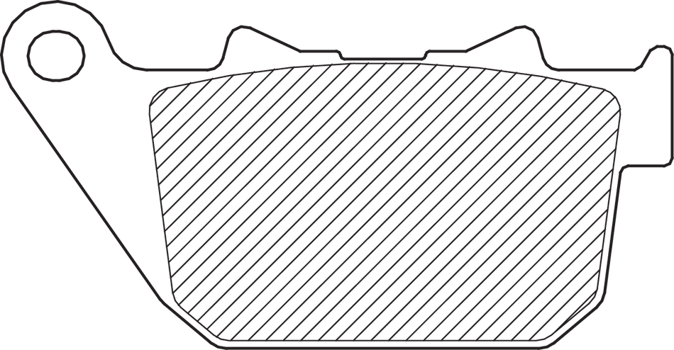 DRAG SPECIALTIES Organic Brake Pads - Sportster FAD387