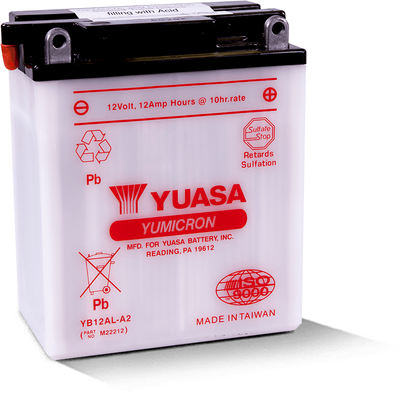 Yuasa YB12AL-A2 Yumicron 12 Volt Battery YUAM22212