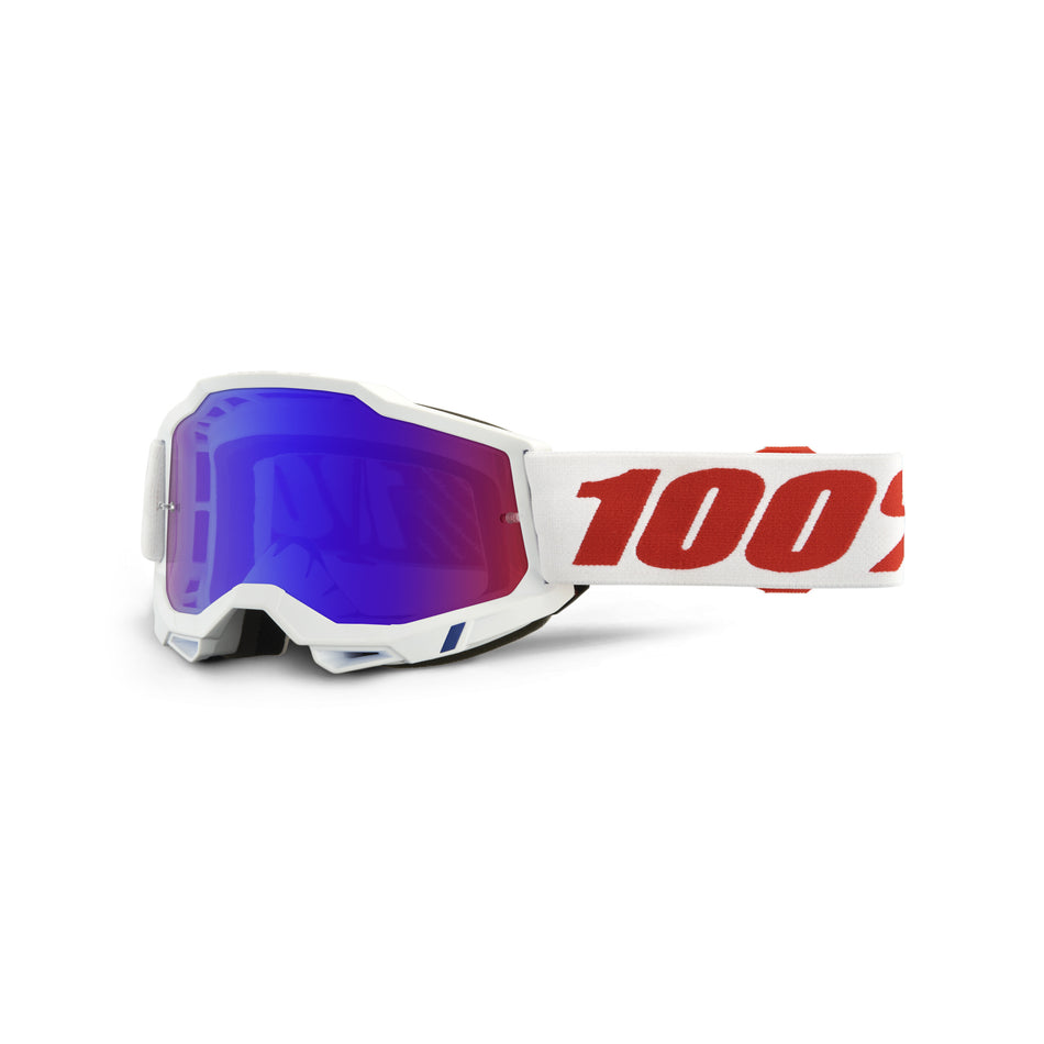 100% Accuri 2 Goggle Pure Mirror Red/Blue Lens 50014-00028