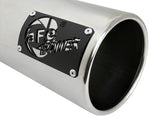 aFe SATURN 4S 4in SS Intercooled Exhaust Tip - Polished 4in In x 5in Out x 12in L Bolt-On 49T40501-P122