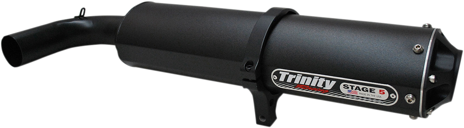 TRINITY RACING Stage 5 Slip-On Muffler - Cerakote Black TR-4158S-CB