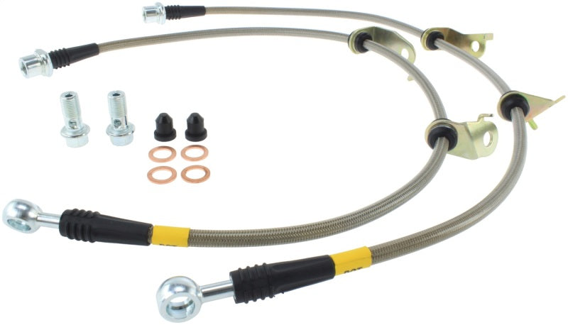 StopTech 08+ Scion xB Front Stainless Steel Brake Lines 950.44004