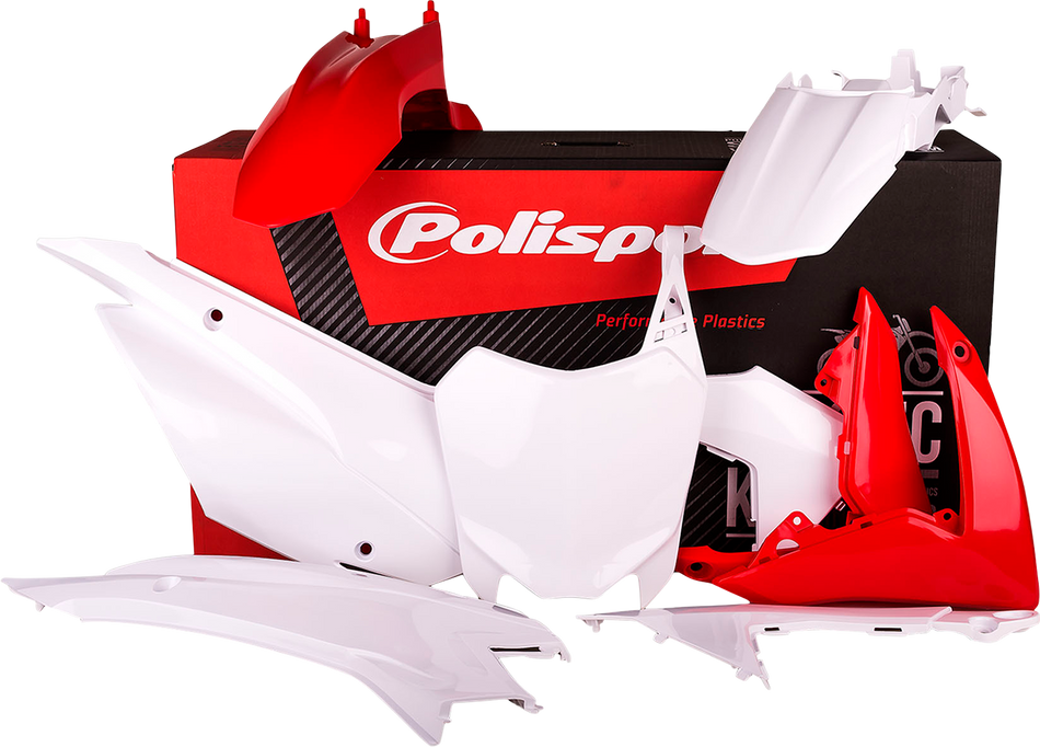 Kit de carrocería POLISPORT - Completo - OEM Rojo/Blanco - CRF 110F 90537