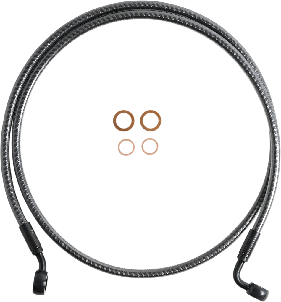 MAGNUM Brake Line - Front - 35/90 - 48" - KARBONFIBR 76148SW