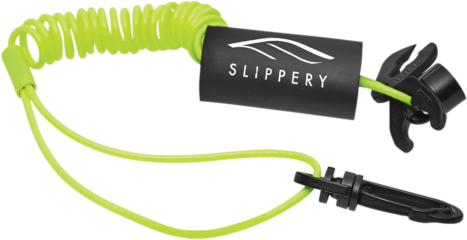 SLIPPERY Lanyard - Neon Yellow A3206S