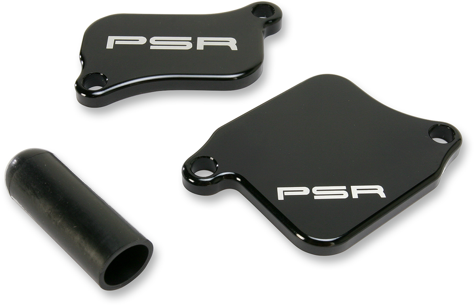 POWERSTANDS RACING Block Off Plate - Black 06-01350-22