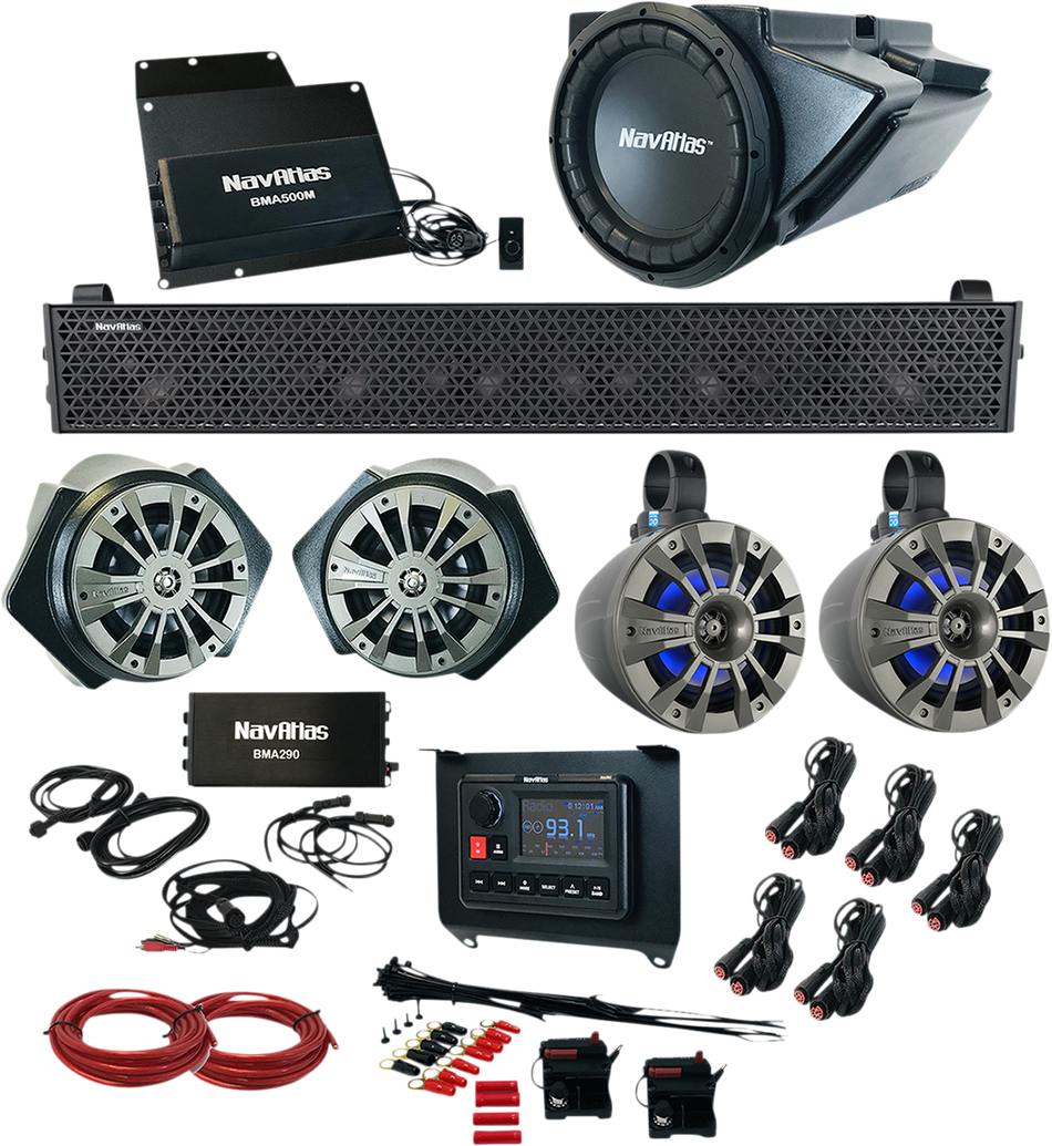 NAVATLAS Audio Kit - Zone 5 - Turbo RZR1ZONE5