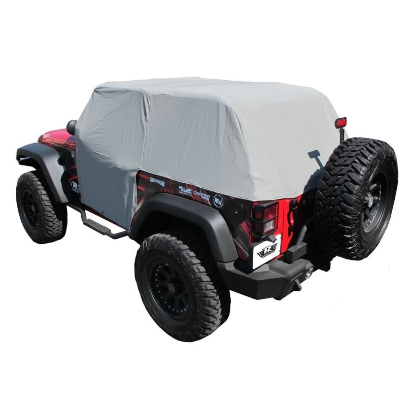 Rampage 2007-2018 Jeep Wrangler(JK) Cab Cover With Door Flaps - Grey 1163