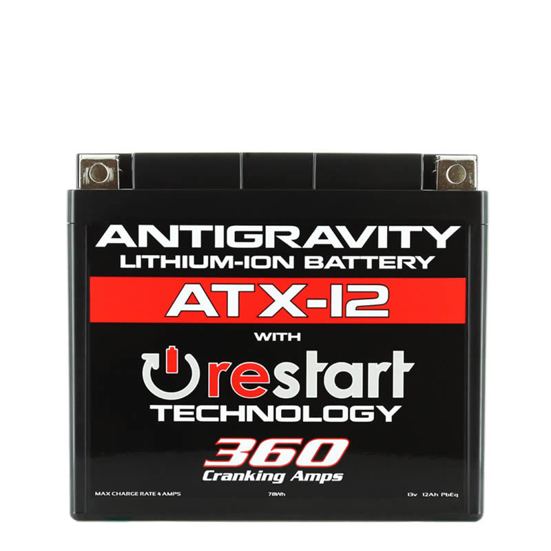 Antigravity YTX12 Lithium Battery w/Re-Start AG-ATX12-RS