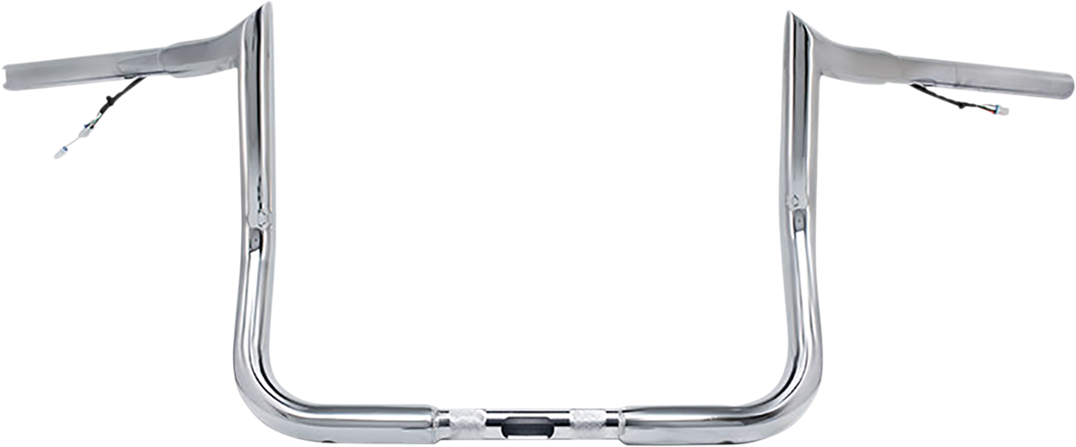 Manillar PAUL YAFFE BAGGER NATION - Monkey Bar - Precableado - 8" - Cromo H00908-W 