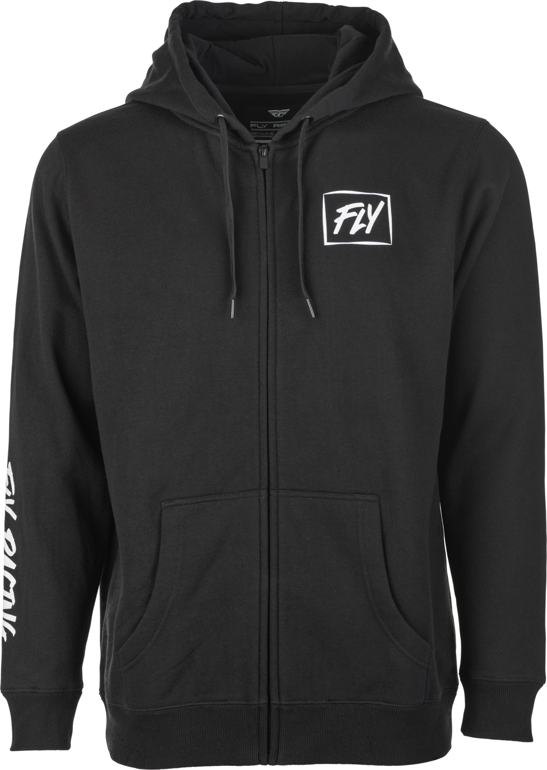FLY RACING Fly Lite Zip Up Hoodie Black/White Xl 354-0170X