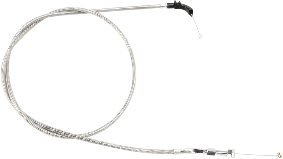 MOTION PRO Throttle Cable - Push - Suzuki - Stainless Steel 64-0269