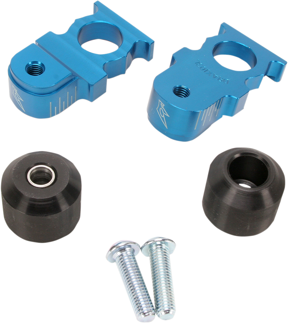 DRIVEN RACING Axle Block Sliders - Honda - Blue DRAX-103-BL