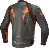 Chaqueta de cuero ALPINESTARS GP Plus R v3 Rideknit - Negro/Rojo Fluo - US 44 / EU 54 3100321-1030-54 