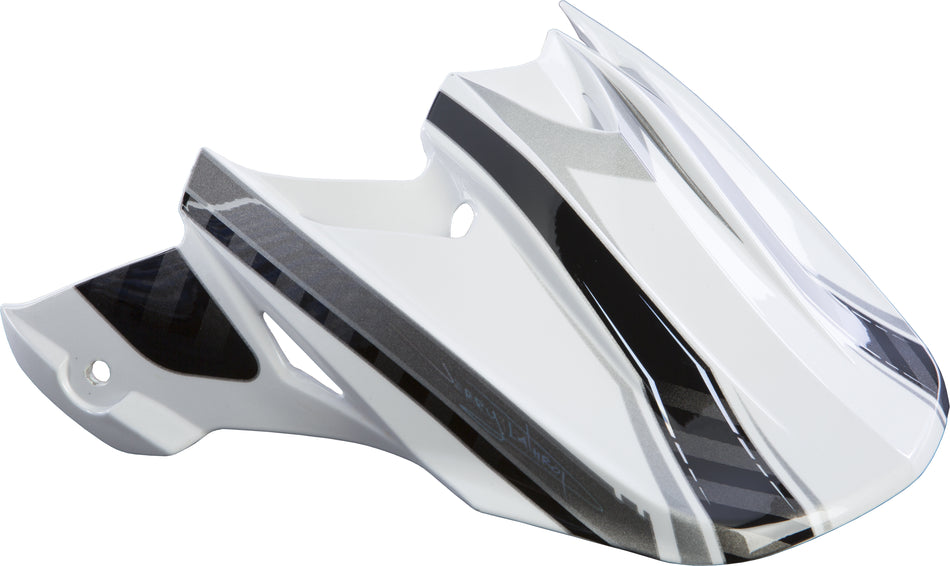 FLY RACING F2 Visor Split White/Black FLY F2 VISOR WHT/BLK