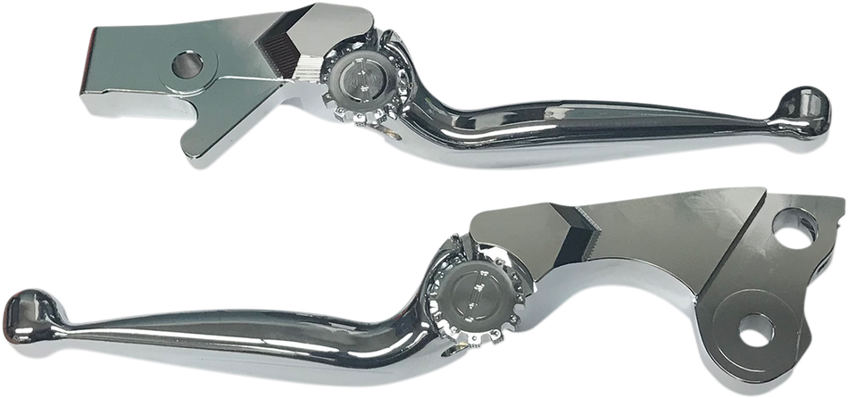 POWERSTANDS RACING Lever Set - Journey - Chrome 17-00601-20