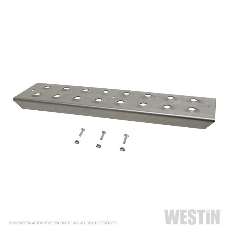 Westin 15in Step Plate w/screws (Set of 2)- Stainless Steel 56-100015