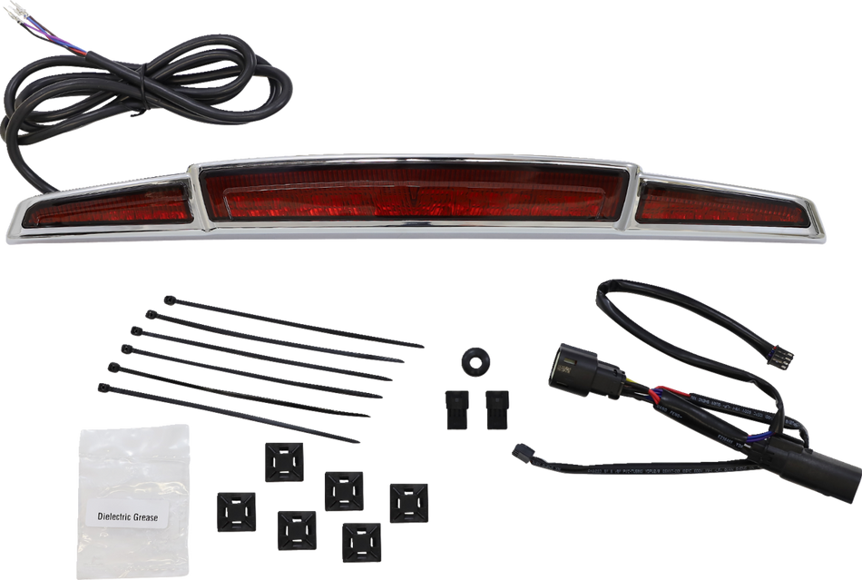 CIRO Trunk Light/Taillight - Chrome - Red 40114