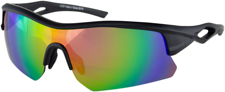 Gafas de sol BOBSTER Dash - Negro mate - Rosa Revo BDAS001 