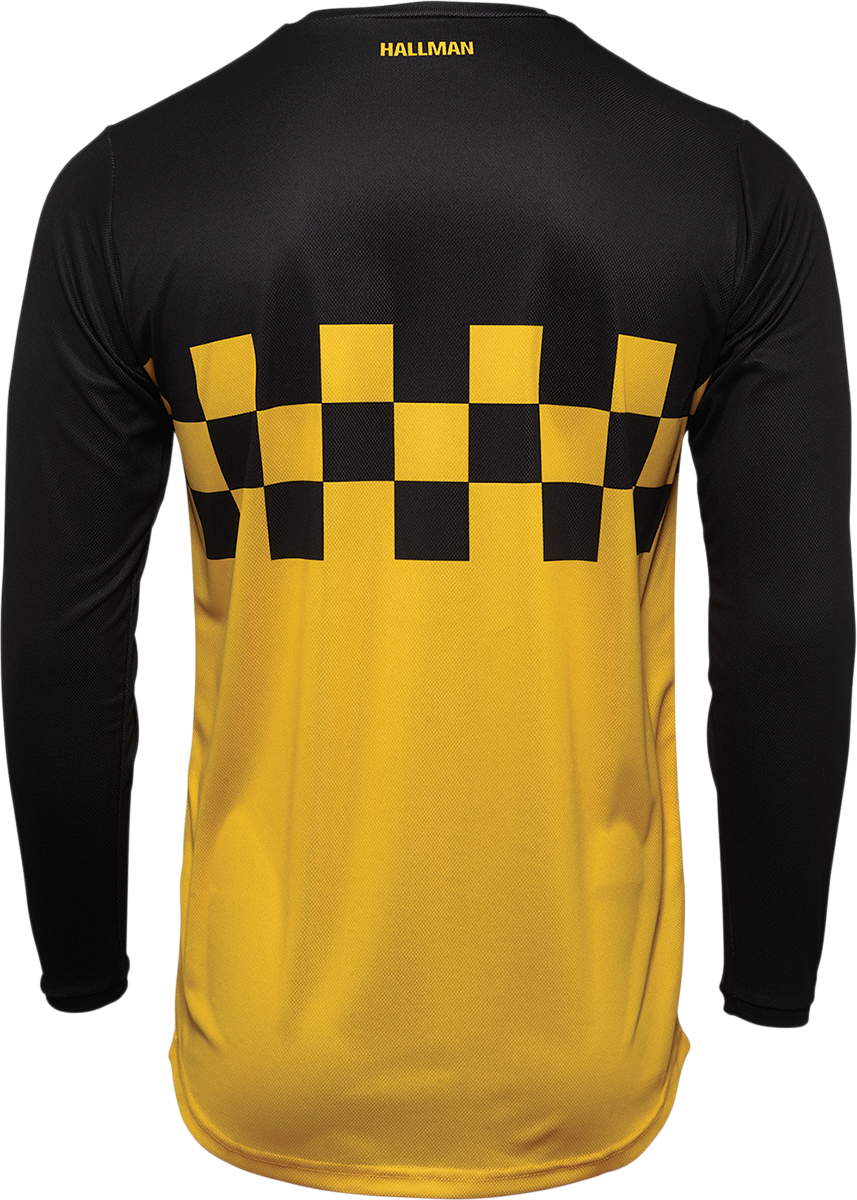 THOR Hallman Differ Cheq Jersey - Yellow/Black - 2XL 2910-6591