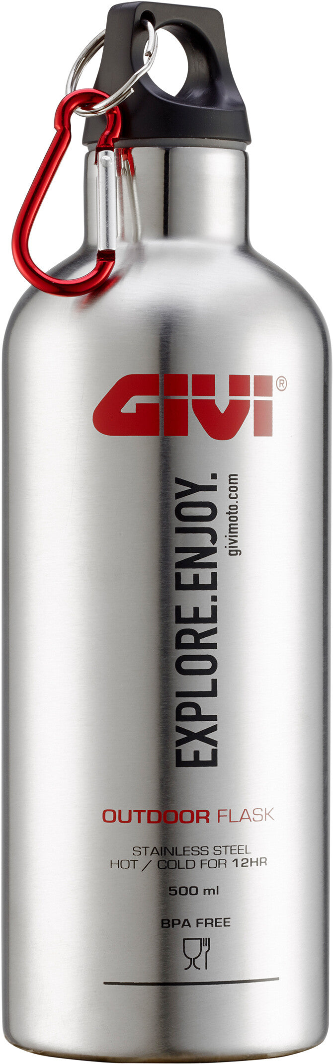 GIVI Thermal Flask 500ml Stainless Steel STF500S