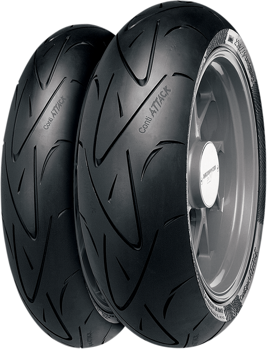 Neumático CONTINENTAL - ContiSportAttack - Delantero - 120/70ZR17 - (58W) 2443990000 