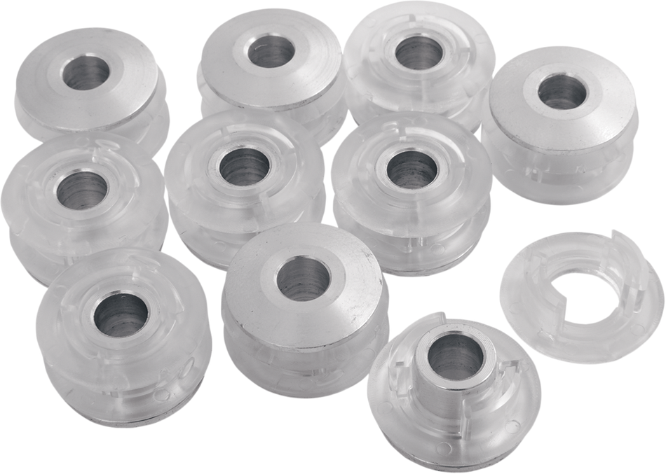 ALLOY ART Tank Mounting Bushings and Inserts - Poly/Aluminum - 10 Pack GT-T3