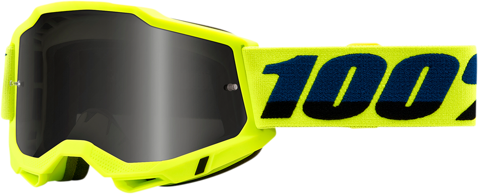 100% Accuri 2 Sand Goggles - Fluo Yellow - Smoke 50020-00003