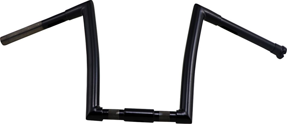 TODD'S CYCLE Handlebar - Strip - Springer - 1-1/4" - 12" Rise - Black 0601-2802