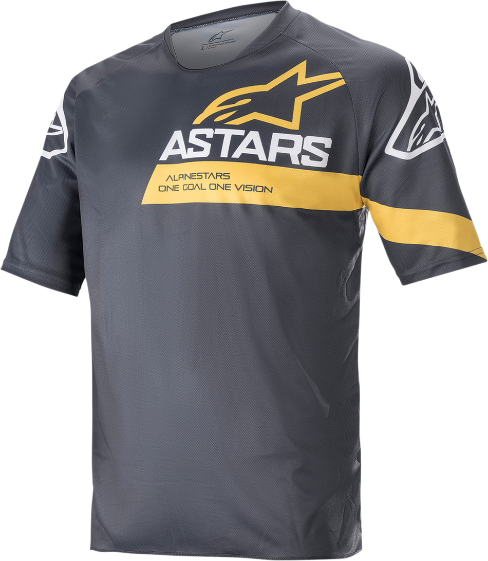 ALPINESTARS Racer V3 Jersey - Gray/Yellow - Medium 1762922-1619-MD