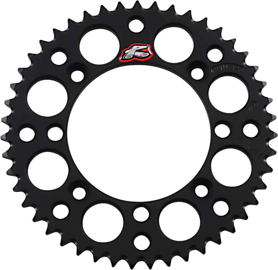 RENTHAL Sprocket - Black - 47 Tooth 121U-428-47GPBK