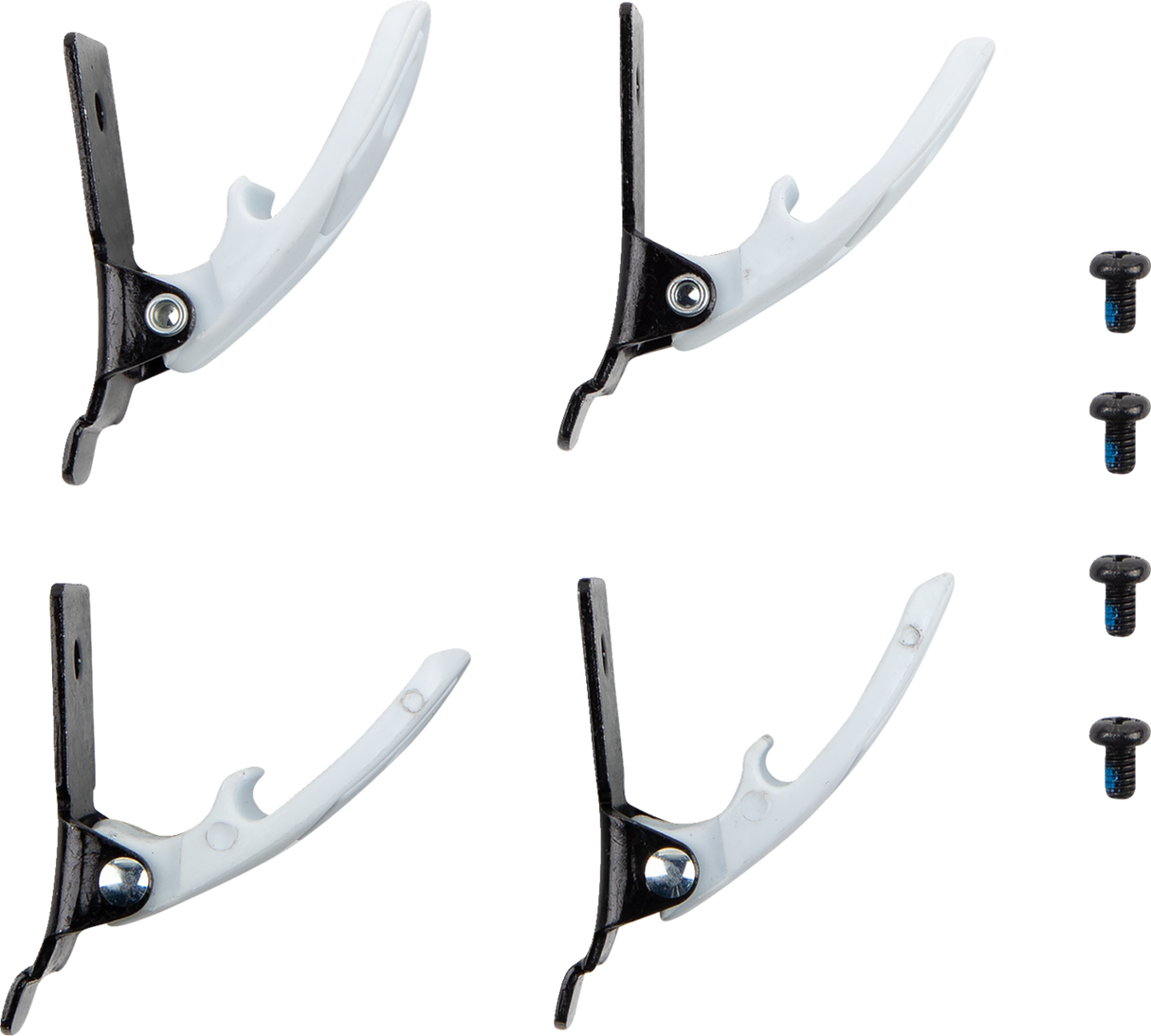 MOOSE RACING Qualifier Stiefelschnallen-Set – Weiß 3430-1007 